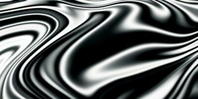 Liquid Abstract Background. Glossy Liquid Acrylic Paint Texture. Silver Chrome Metal Texture with Waves. Liquid Silver Metallic Wavy Elegant. Modern Geometric Liquify Background. Fluid Marble Texture vector