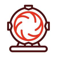 Portal Vector Thick Line Two Color Icons For Personal And Commercial Use.