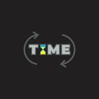 text time process round arrows icon vector