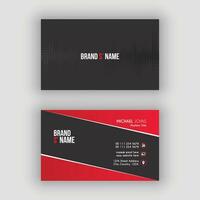 Business Card Horizontal Mockup for My Shop vector