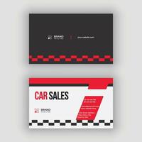 Luxury Car Sales Business Card Templates vector