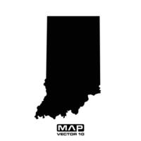 indiana map vector elements, indiana map vector illustration, indiana map vector template