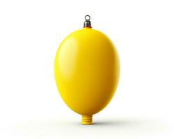 Gas Balloon on white background. Generative AI photo