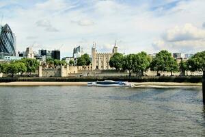 A view of the River Thames in London photo