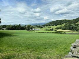 A view of the Lake District Countryside near Coniston Water photo