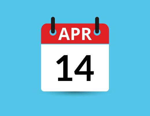 14 April Vector Art, Icons, and Graphics for Free Download
