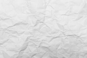 White Paper Texture background. Crumpled white paper abstract shape background with space paper recycle for text photo