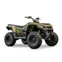 ATV All Terrain Vehicle on white background. Generative AI photo