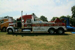 Whitchurch in the UK in JUne 2023. A view of a Truck at a Truck Show in Whitchurch Shropshire photo