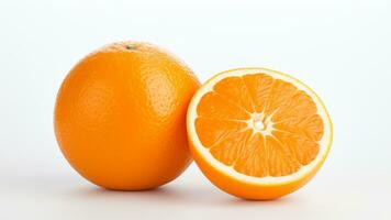 orange isolated on white background. generative AI photo