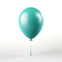 Special Shape Balloon on white background. Generative AI photo