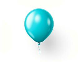 Special Shape Balloon on white background. Generative AI photo