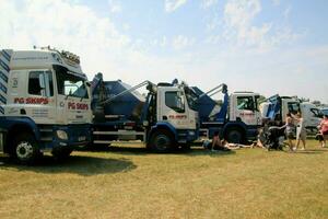 Whitchurch in the UK in JUne 2023. A view of a Truck at a Truck Show in Whitchurch Shropshire photo