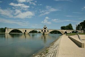 A view of Avignon in France photo