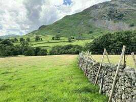 un ver de el lago distrito cerca grasmere foto