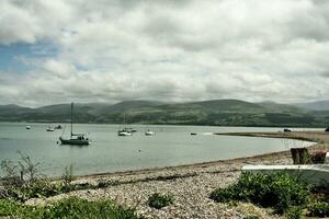 A view of the Anglesey Coastline in North Wales photo