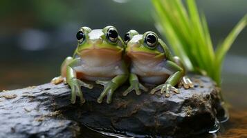 photo of heart-melting two X-ray Tetras with an emphasis on expression of love. Generative AI