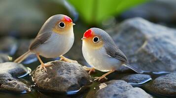 photo of heart-melting two X-ray Tetras with an emphasis on expression of love. Generative AI