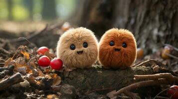 photo of heart-melting two Ibexs with an emphasis on expression of love. Generative AI