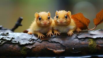 photo of heart-melting two Frogs with an emphasis on expression of love. Generative AI