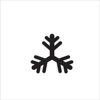 nieve icono vector