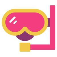 Snorkel Icon illustration, for uiux, web, app, infographic, etc vector