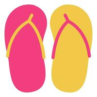 Flip Flops Icon illustration, for uiux, web, app, infographic, etc vector