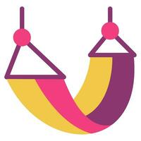 Hammock Icon illustration, for uiux, web, app, infographic, etc vector