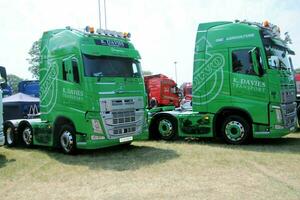 Whitchurch in the UK in JUne 2023. A view of a Truck at a Truck Show in Whitchurch Shropshire photo