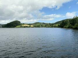 un ver de el norte Gales campo a lago vyrnwy foto