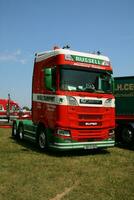 Whitchurch in the UK in JUne 2023. A view of a Truck at a Truck Show in Whitchurch Shropshire photo