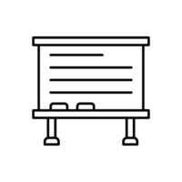 White Board icon vector design templates