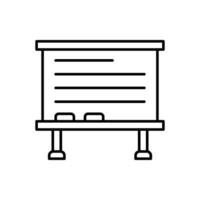 White Board icon vector design templates