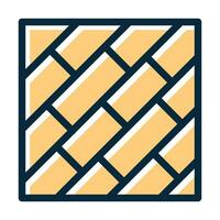 Floor Vector Thick Line Filled Dark Colors Icons For Personal And Commercial Use.
