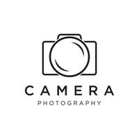 Professional camera or photography lens logo design. Media, studio, business logo. vector