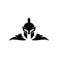 Spartan warrior vector logo template