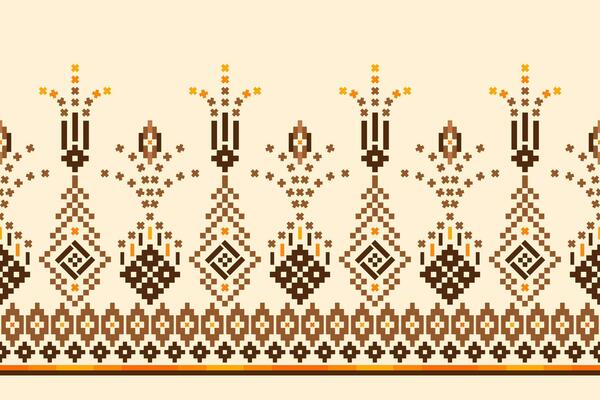 Ethnic pattern for embroidery, fabric, wallpaper, print. Vector