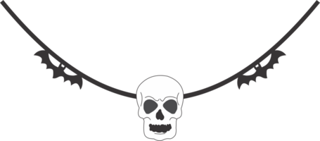 The Halloween  necklace  PNG