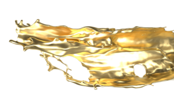 il oro spruzzo png Immagine per arredamento concetto 3d interpretazione