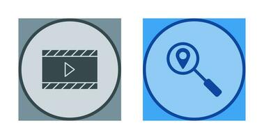 video animation and tracking services Icon vector