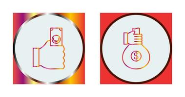 casg and money sharing  Icon vector