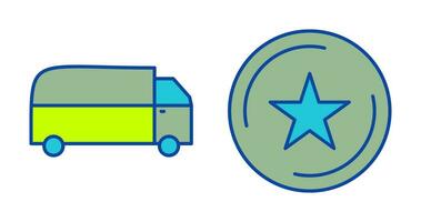 favorite and home delivery  Icon vector