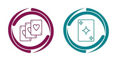 Deck of Card and Card Icon vector