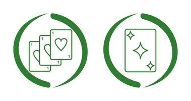 Deck of Card and Card Icon vector