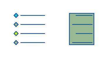 bulleted list and Right align  Icon vector