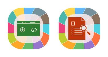 clean code and case study Icon vector