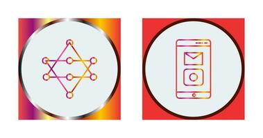 Networks and Mobile Applications Icon vector