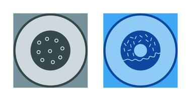 cookie and doughnut Icon vector