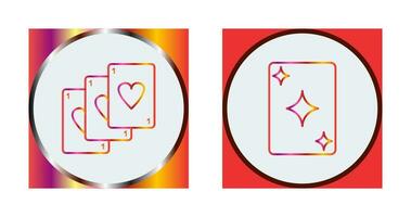 Deck of Card and Card Icon vector