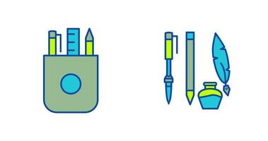 Stationery and Writing Equipment Icon vector